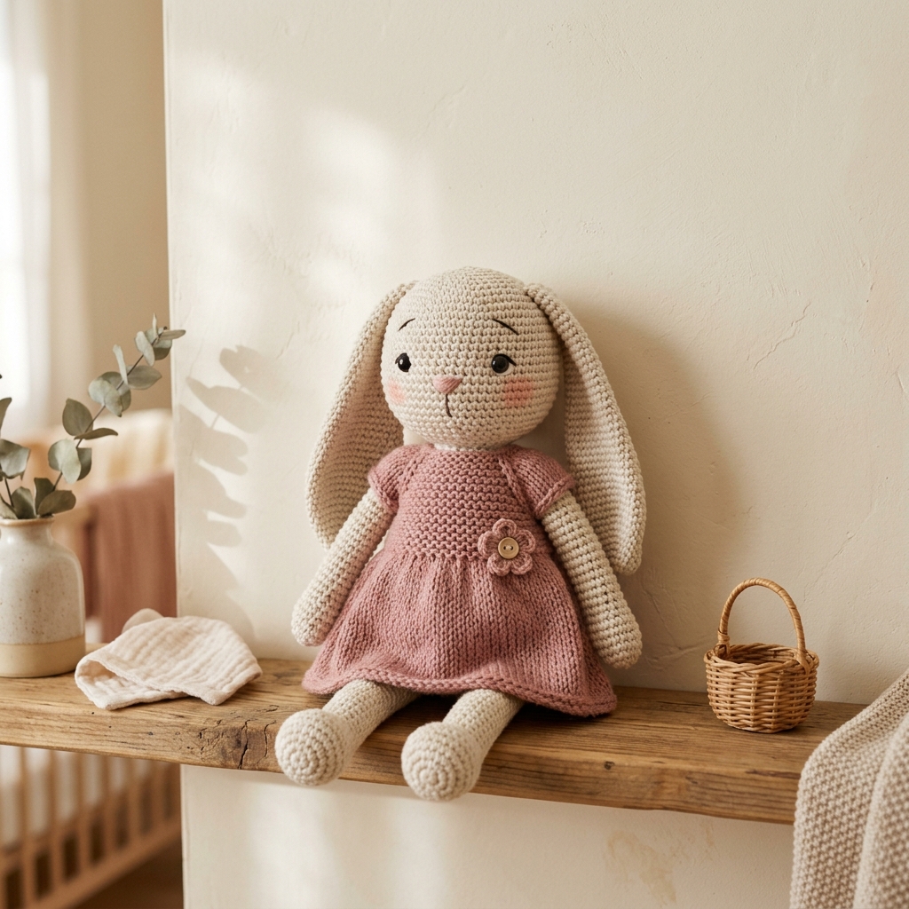 Conejita amigurumi artesanal Qai Atelier